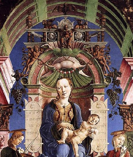 Cosimo Tura Madonna with the Child Enthroned